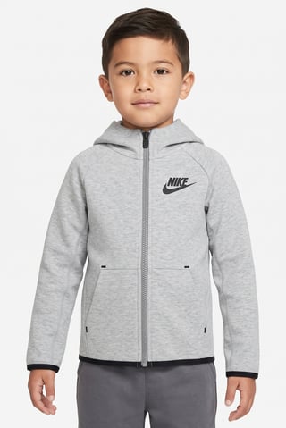 Kids Boy Sportswear Fit Long Sleeve Outdoor Hoodie, Heather Grey