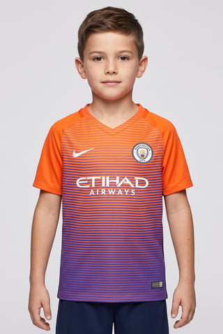 Kids Boy Sportswear Fit Manchester United Short Sleeve Football Jersey, Multicolor