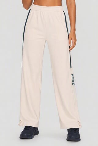 Women Relaxed Fit Outdoor Wide Leg Pants, Off White