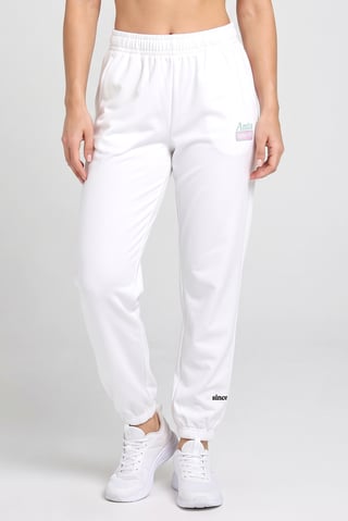 Women Relax Fit Outdoor Sweatpants, White