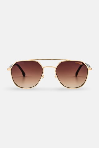 Women 20578906J53HA Geometric Sunglasses, Gold