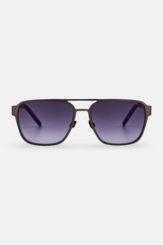 Boss Men HG 1298 S Rectangular Sunglasses, Grey