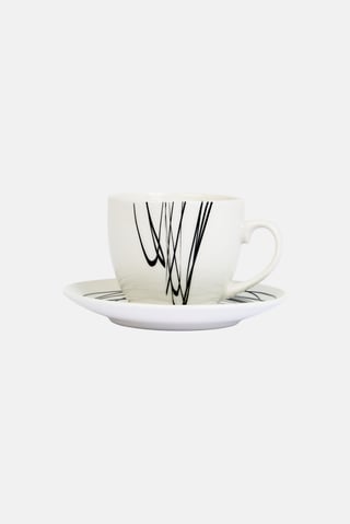 Tea Cup And Saucer 200ml, Multicolor