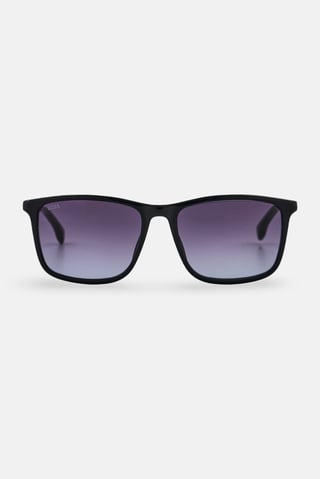 Boss Men BOSS1434 Square Sunglasses, Black