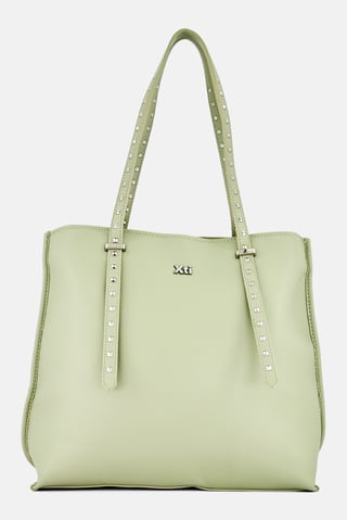 Women Brand Logo Tote Bag, Sage Green