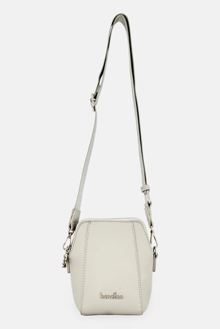 Women Brand Logo Cross Body Bag, Grey