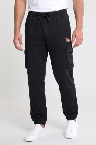Men Loose Fit Outdoor Sweatpants, Black