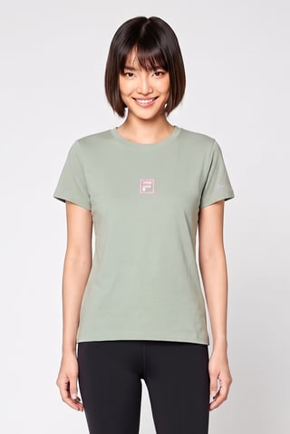 Women Smart Fit Short Sleeve Outdoor T-Shirt, Light Green