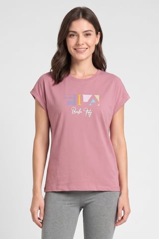 Women Comfort Fit Short Sleeve Outdoor T-Shirt, Rose