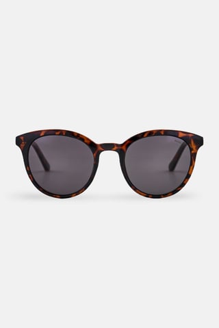 Women B2220-B Round Sunglasses, Havana