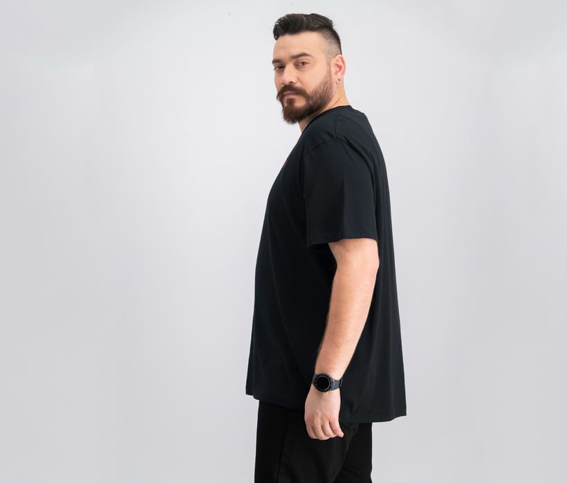 Men Classic Fit T-shirt, Black