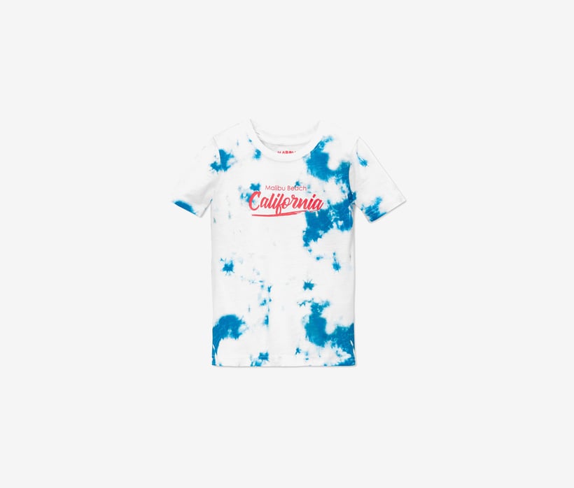 Big Boys T-shirt, Blue and White