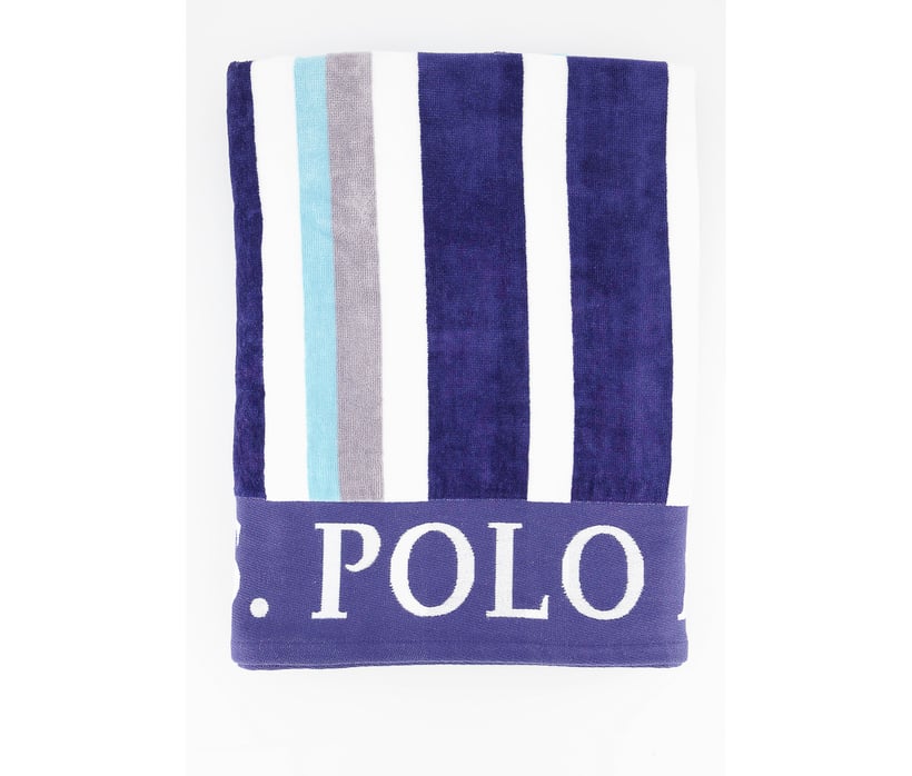 Striped Nautical Design Lofty Beach Towel, Blue Combo