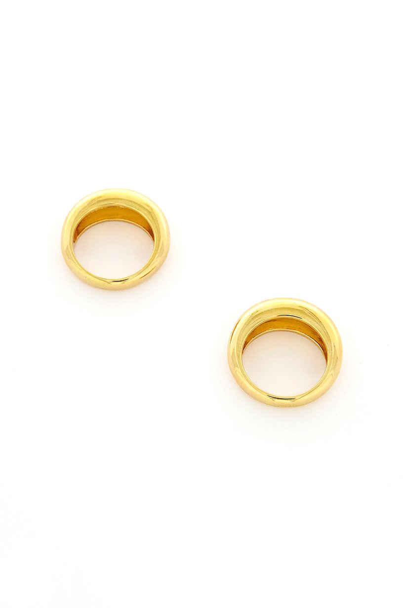 Chunky Ring 2 pieces Set, Gold
