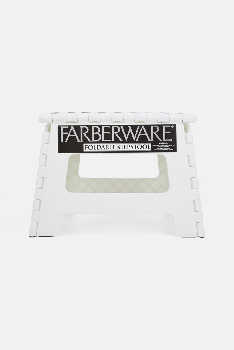 Buy Farberware Folding Step Stool, White Online | Brands For Less