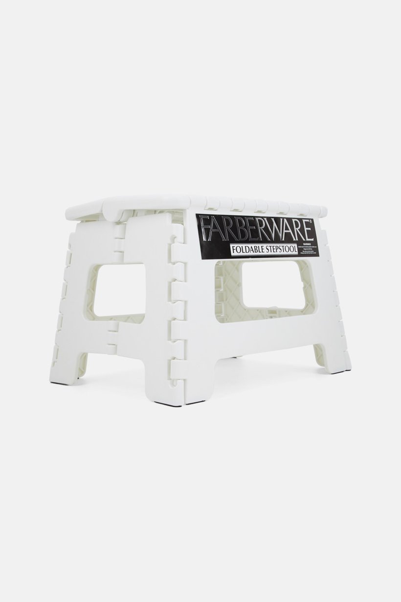 Buy Farberware Folding Step Stool, White Online | Brands For Less