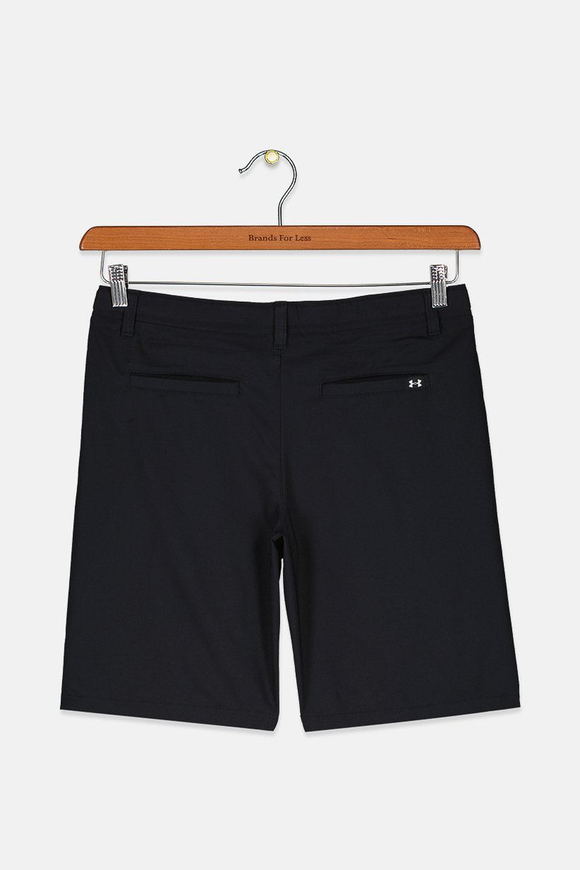 Kids Boy Pull On Golf Shorts, Black