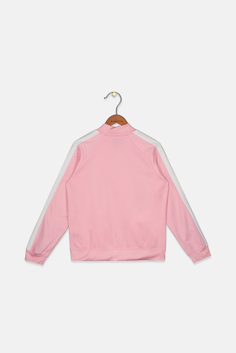 Kids Girl Full Zip Long Sleeves Jacket, Pink