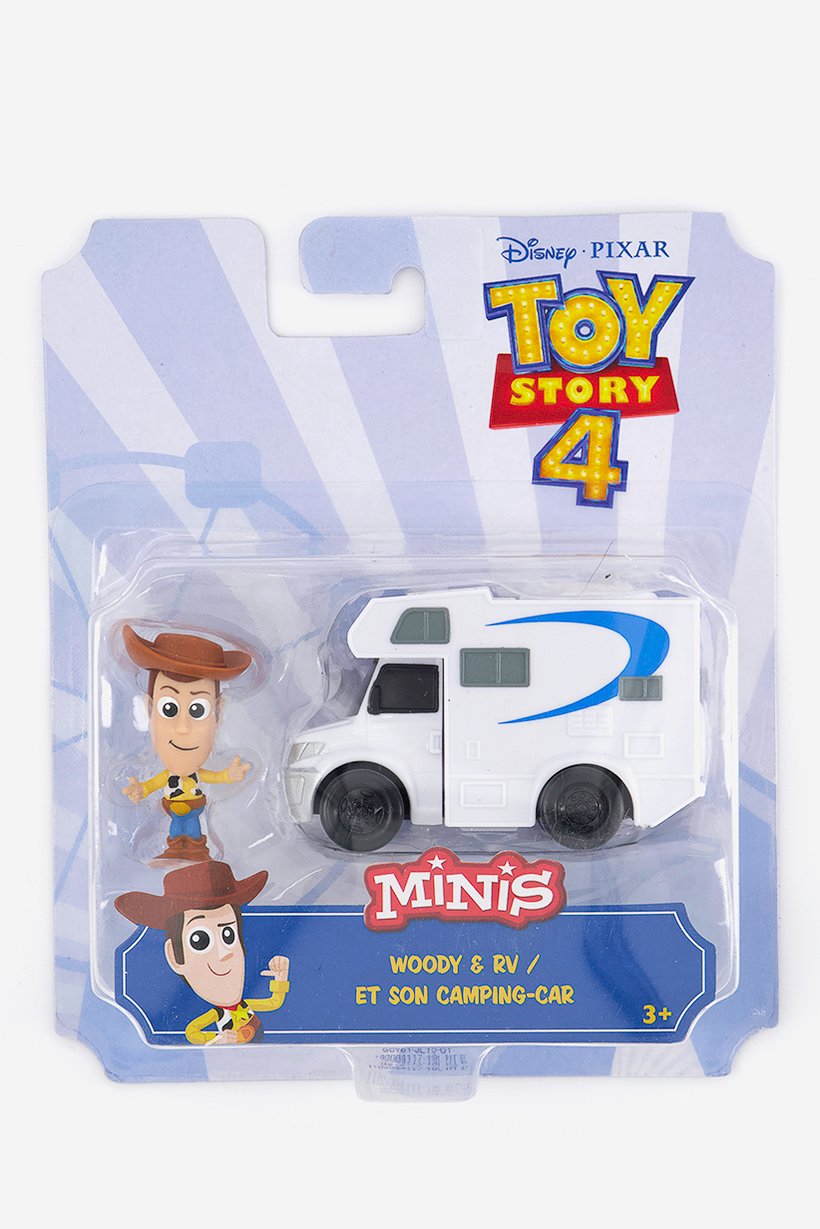 Buy Disney Pixar Toy Story 4 Mini Woody And Rv Camping Car, White ...