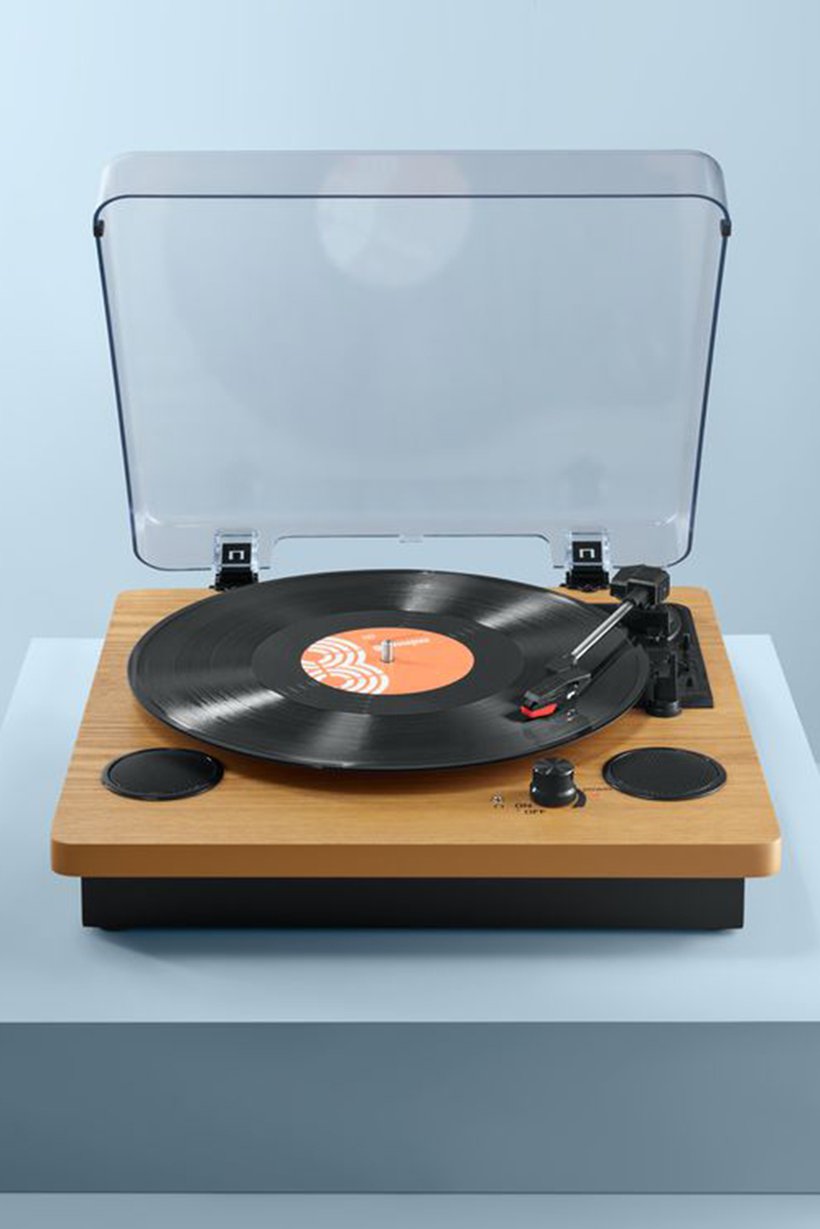 Buy Tchibo Dual DTR 61 Record Player, Brown and Black Online | Brands ...