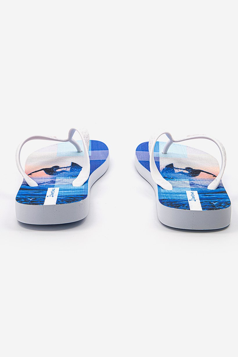 Men Clas Urbana Marsc Slipper, White and Blue
