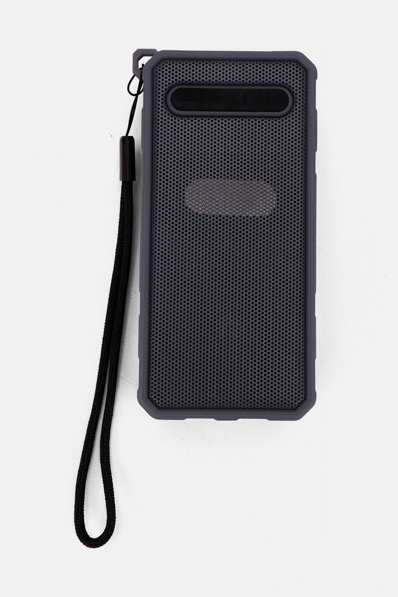 Buy SoundBound Small Rugged Grill Rectangular Bluetooth Speaker, Grey ...