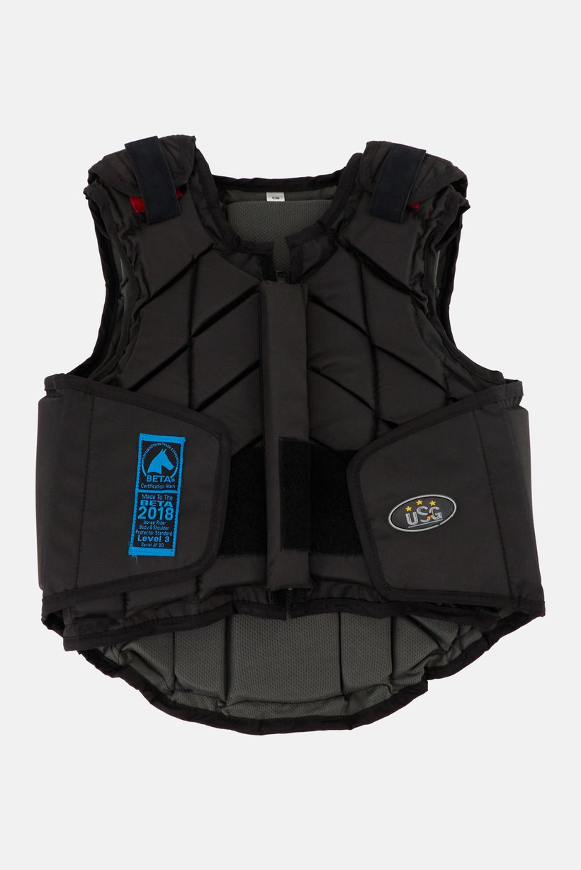 Kids Girl Riding Body Protection, Black