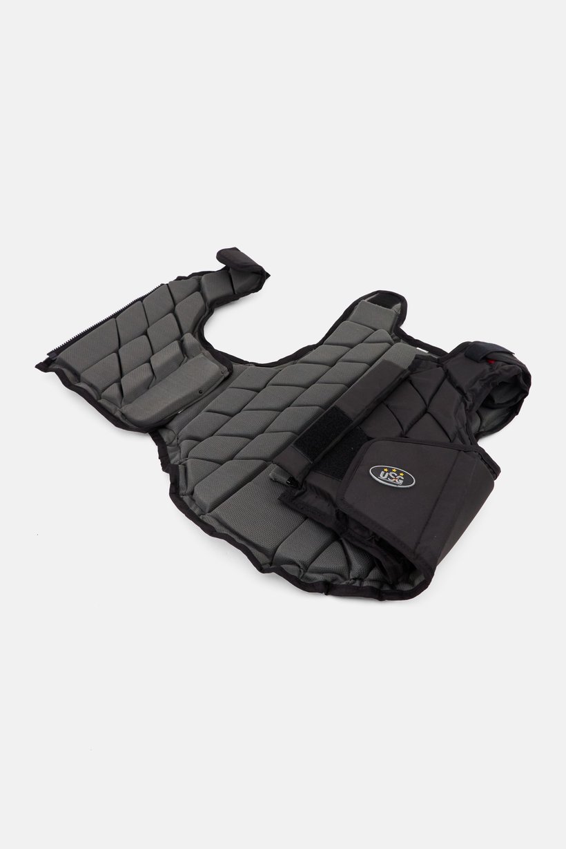 Kids Girl Riding Body Protection, Black