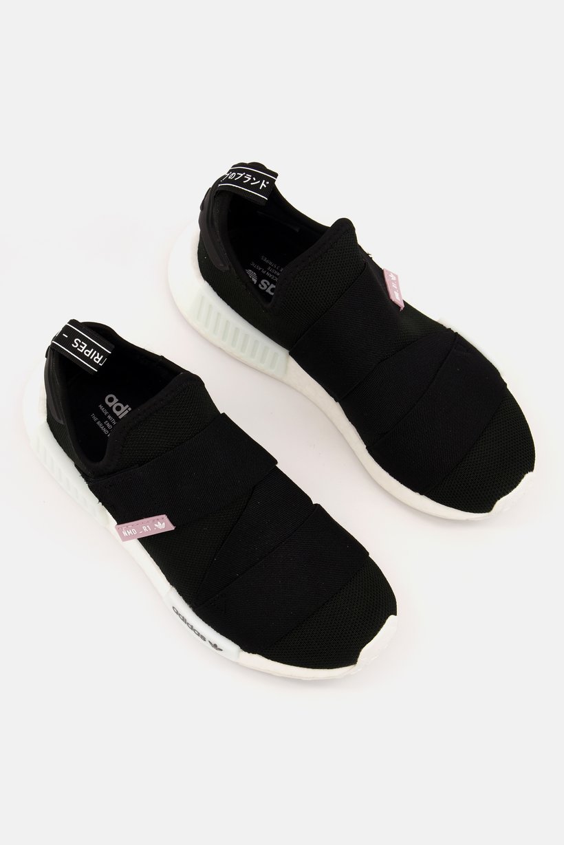 Women Nmd R1 Lace Up Training Shoes, Black