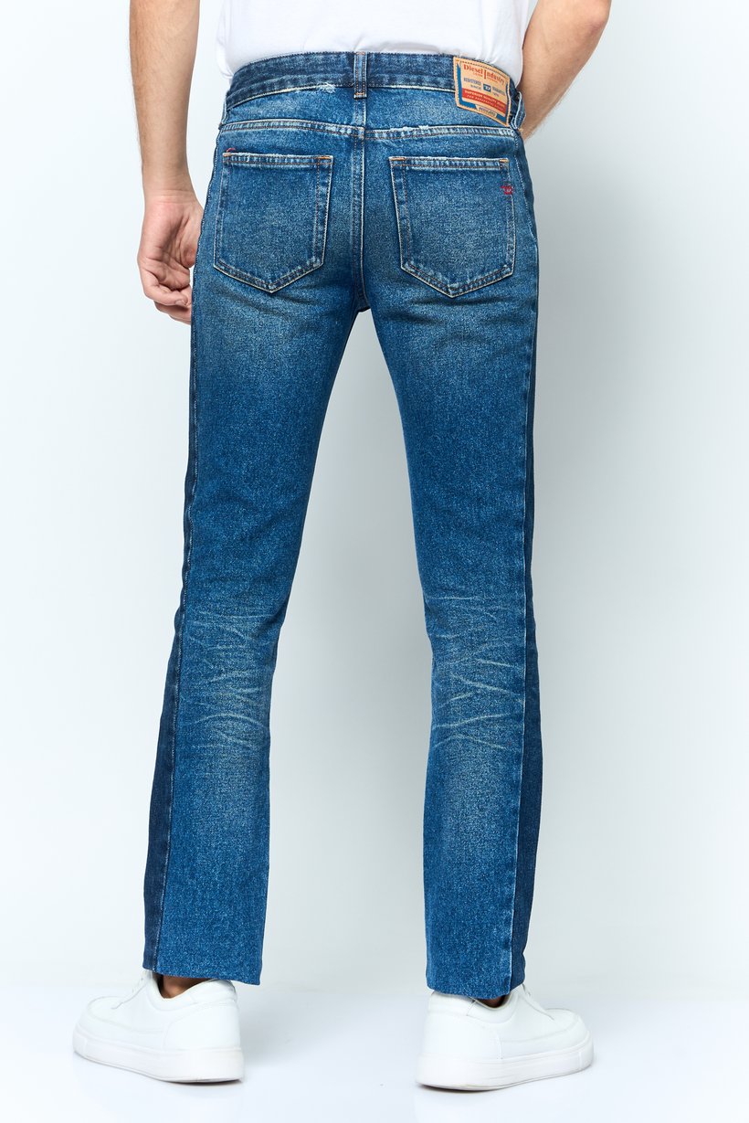 Men Slim Fit Washed Non-Stretchable Jeans, Blue