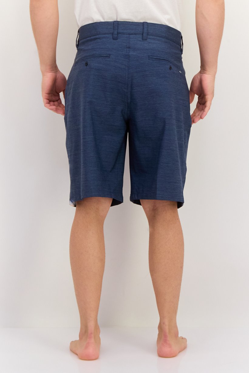 Buy Hurley Men Heather 21 Inseam Swimwear Shorts, Navy Blue Online ...