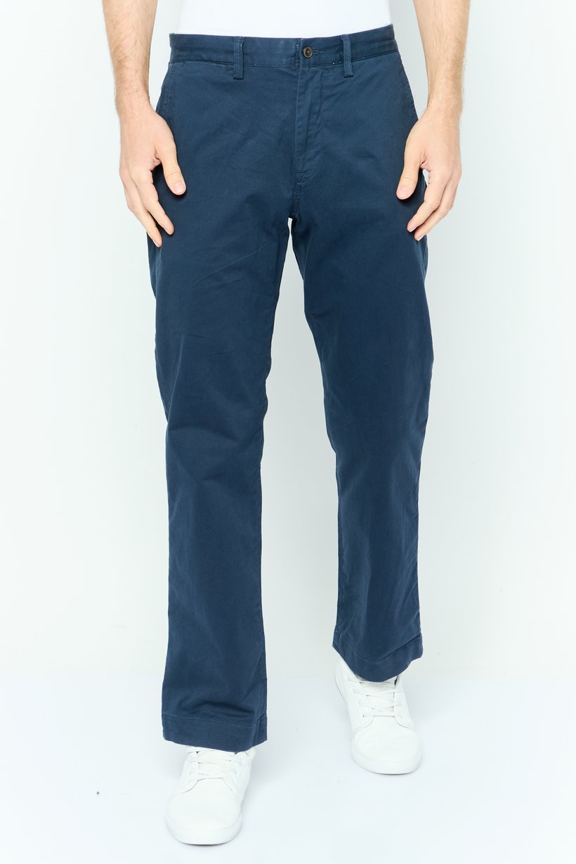 Polo Ralph Lauren Men Stretch Classic Fit Solid Chino Pants, Navy Blue
