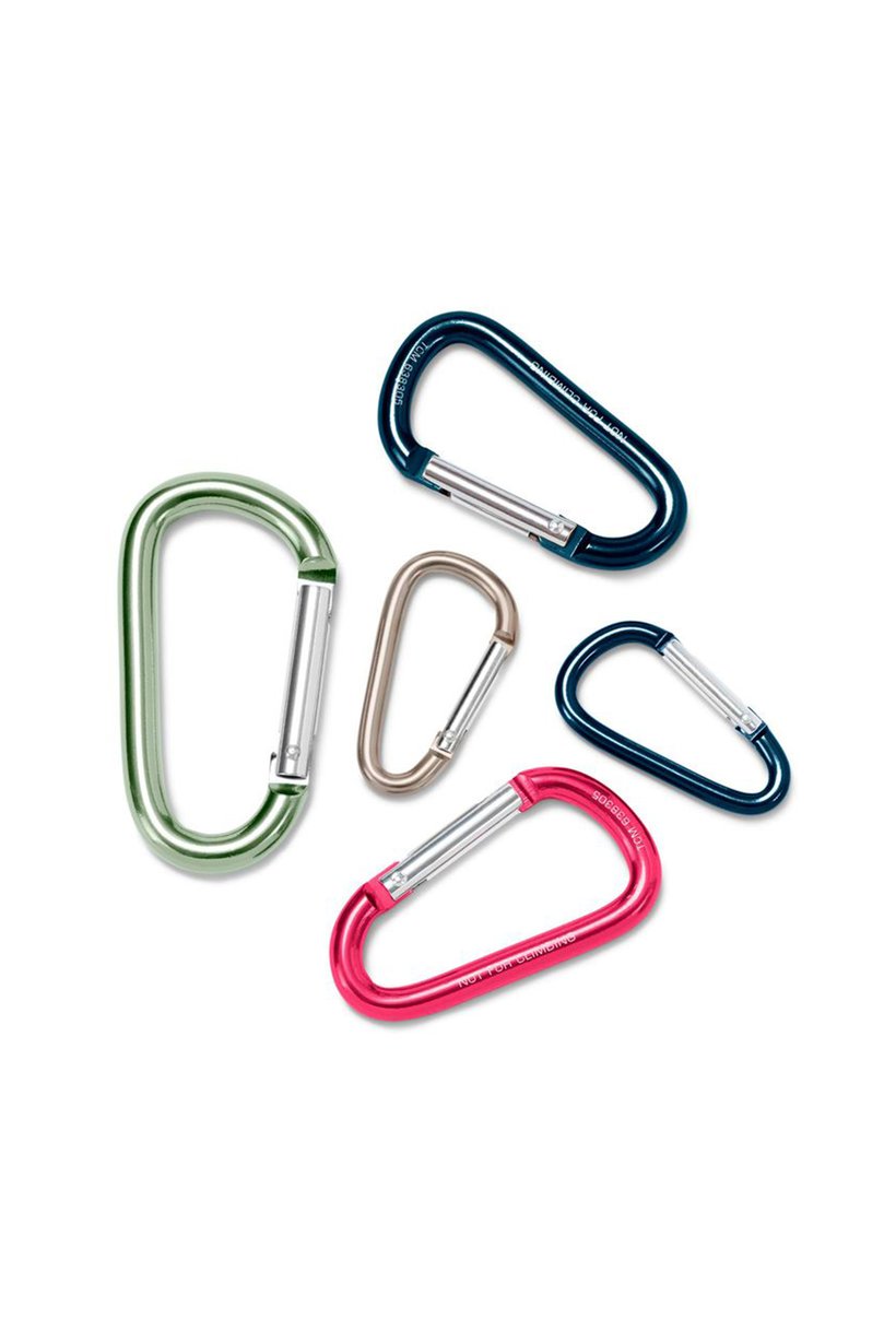 5 Pieces Snap Hook, Black/Red Combo