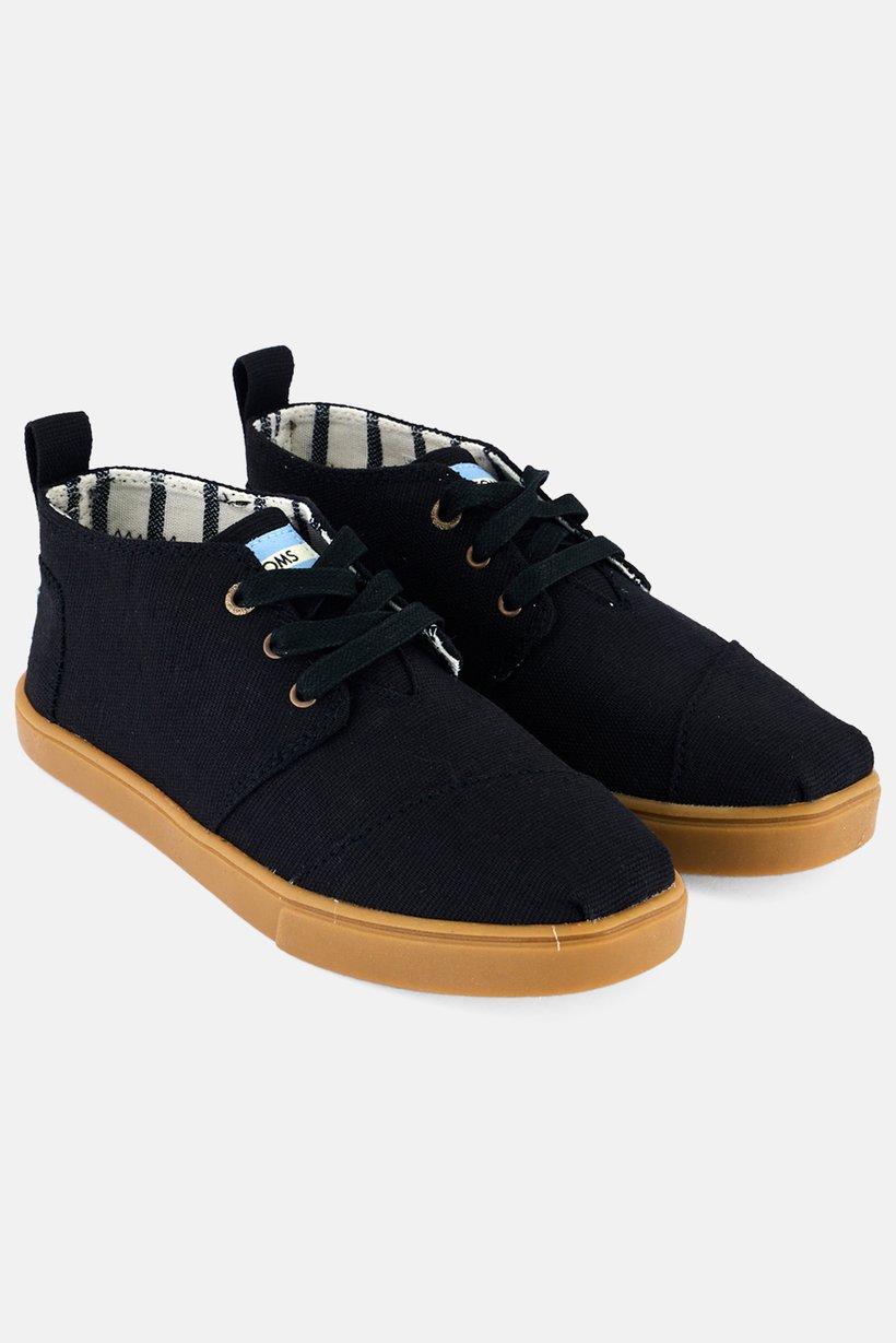 Women Canvas Capsole Lace Up  Sneaker, Black
