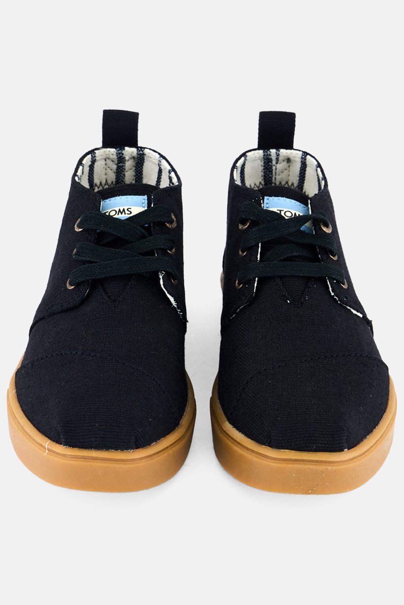 Women Canvas Capsole Lace Up  Sneaker, Black
