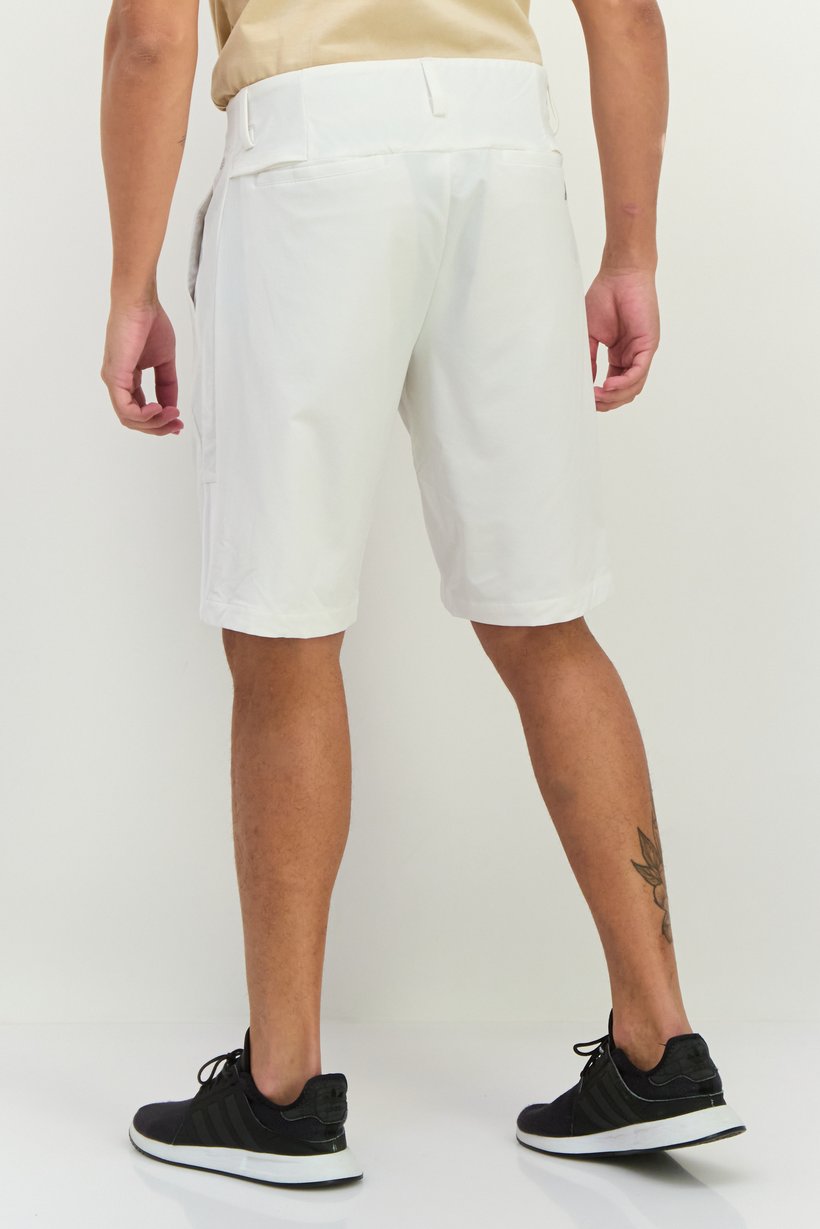 Men Sportswear Fit Golf Shorts, White