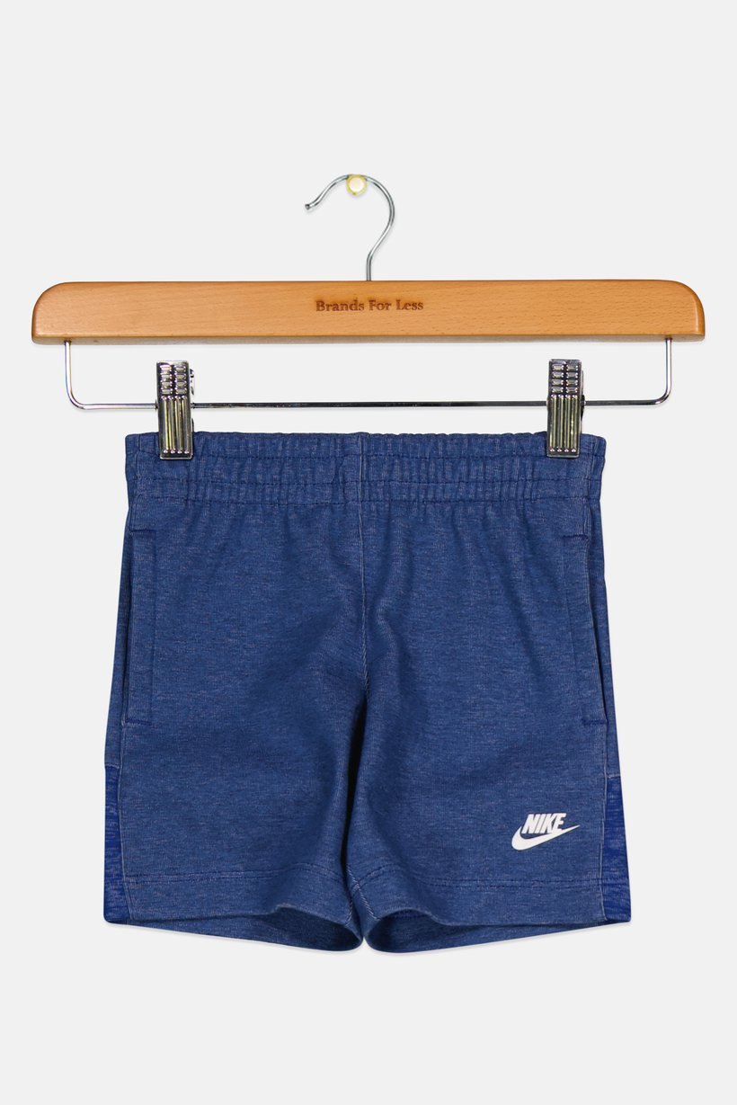 Toddlers Boy Brand Logo Outdoor Shorts, Blue