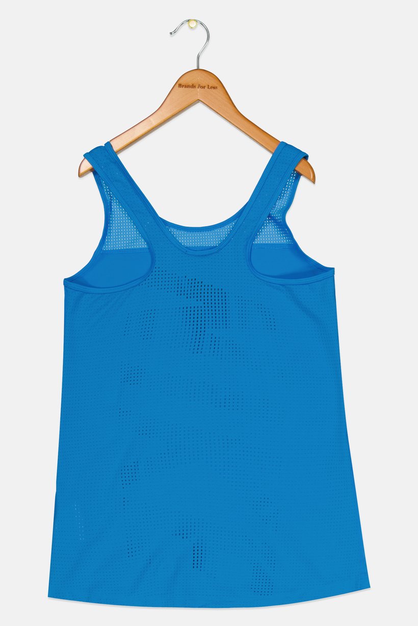 Kids Girl Sportswear Fit Sleeveless Training Tank Top, Blue