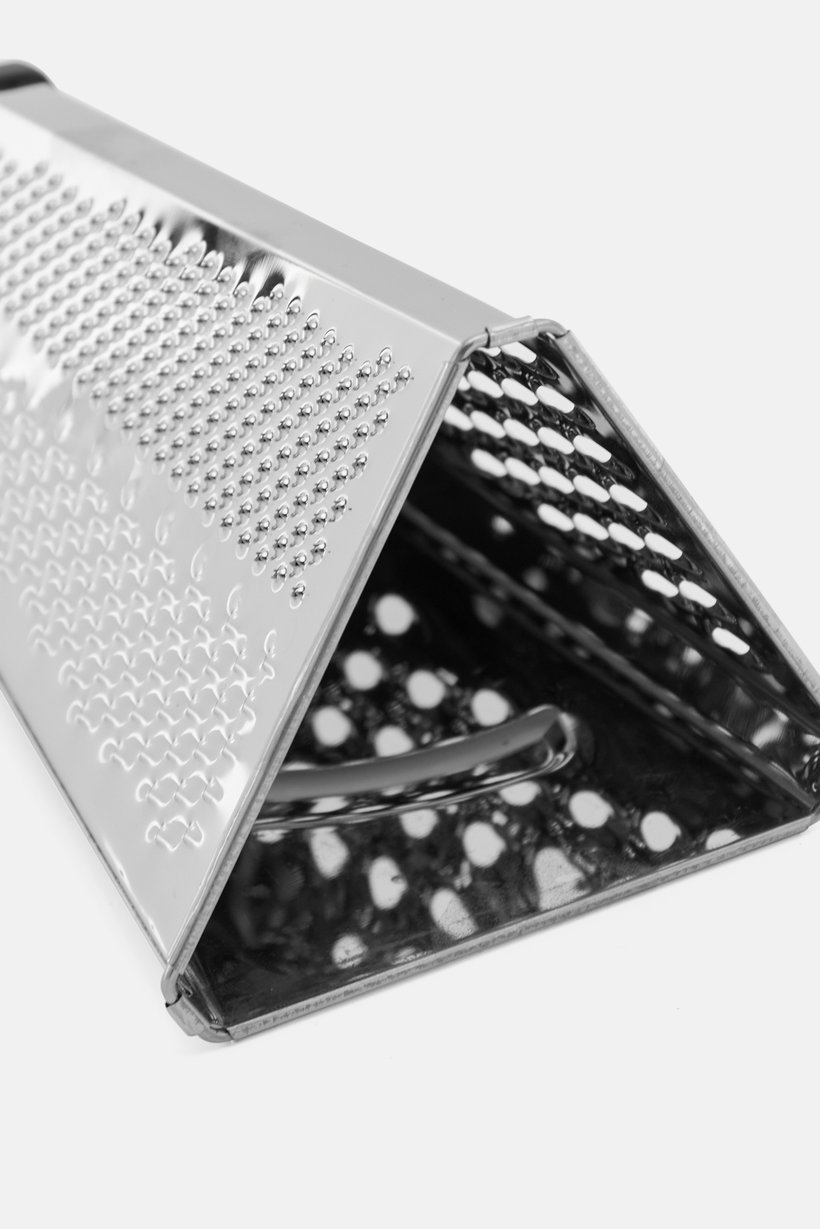 Buy KitchenCraft Stainless Steel 26cm Triangular Box Grater, Silver ...