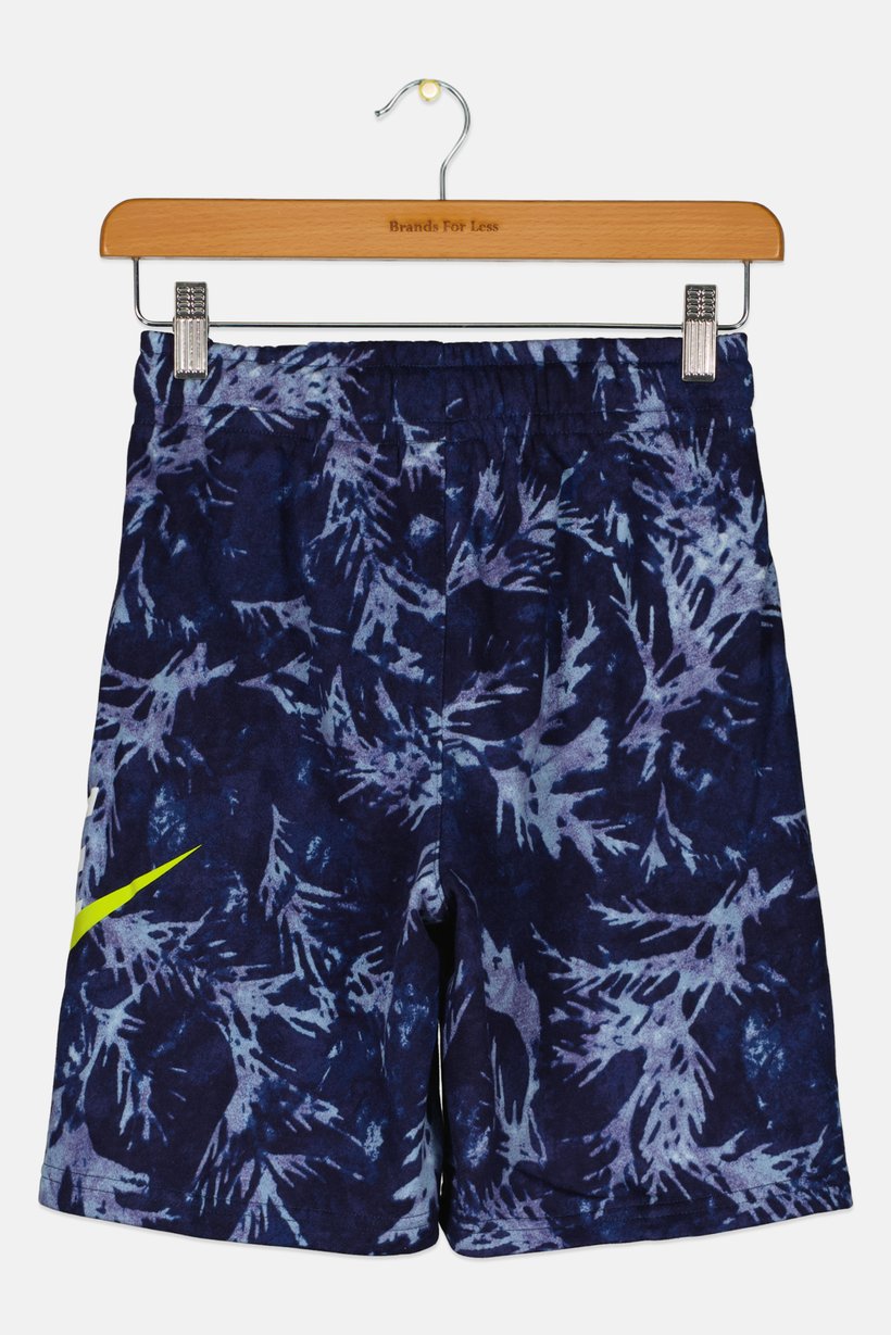 Kids Boy Sportswear Fit Training Shorts, Navy Blue Combo