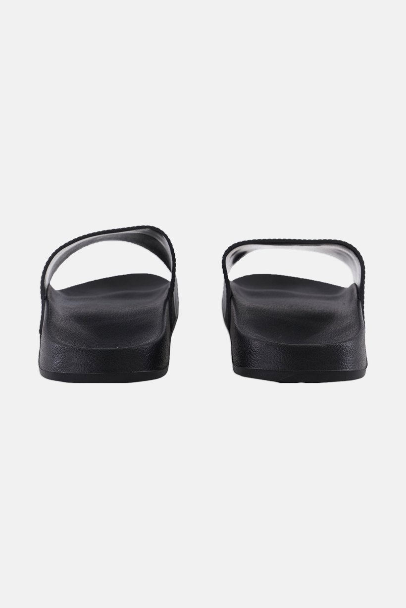DKNY Sport Men Brand Logo Slip On Slides, Black