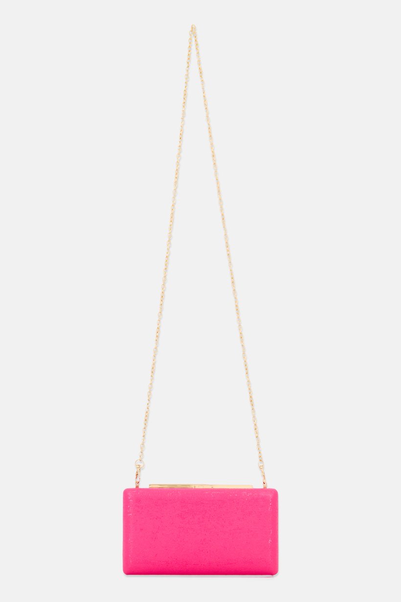 Women Fashion Evening Bag 19 L x 11 H x 5 W cm, Pink