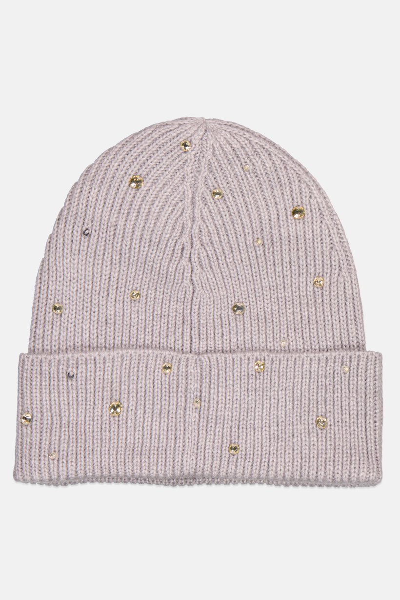 Women Textured Beanie, Grey