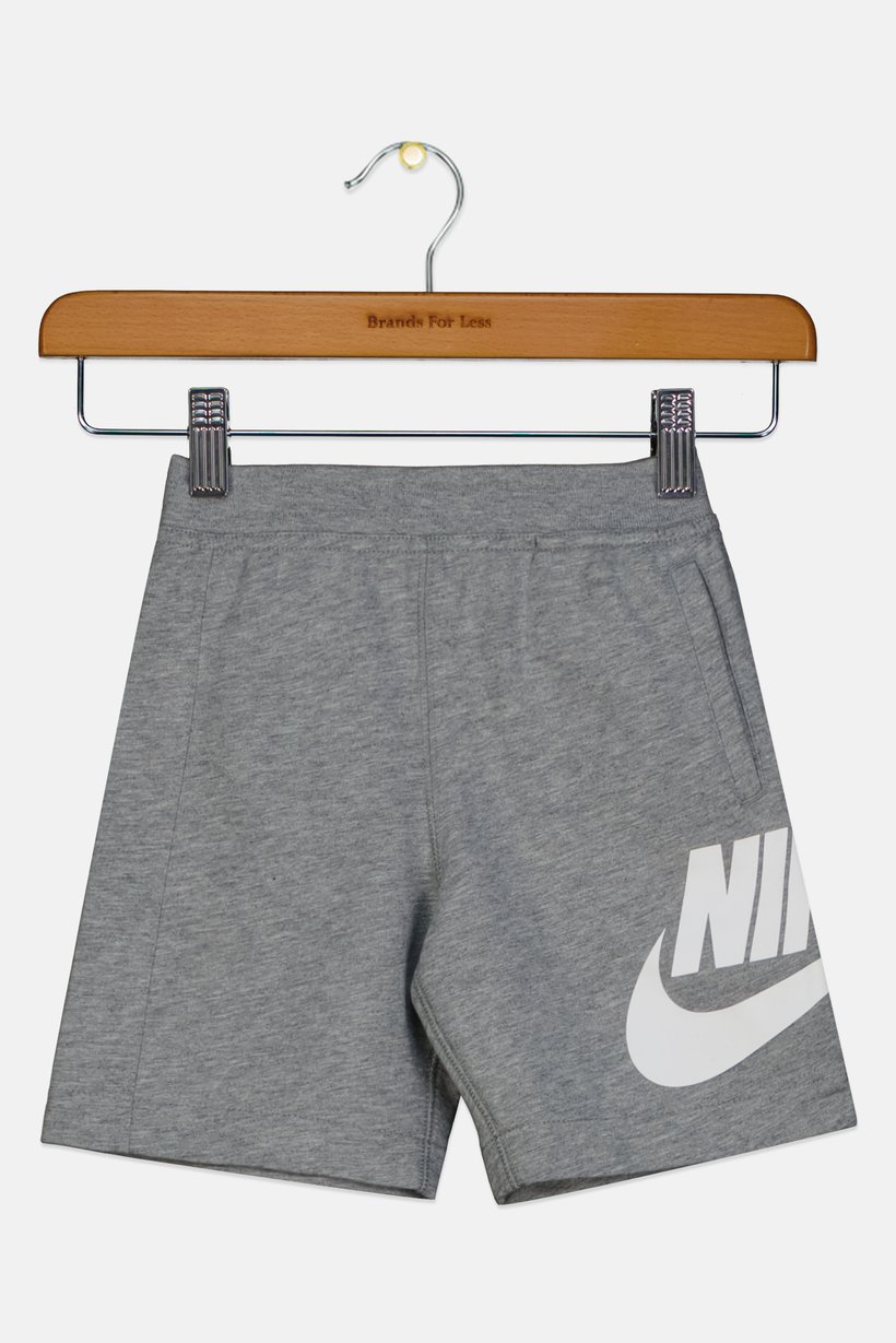 Toddlers Boy Brand Logo Shorts, Grey