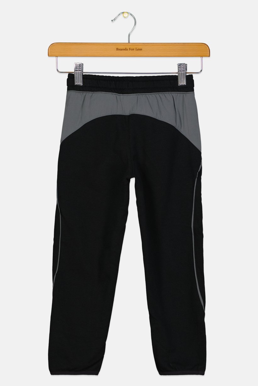 Kids Boy Sportswear Fit Outdoor Track Pants, Grey