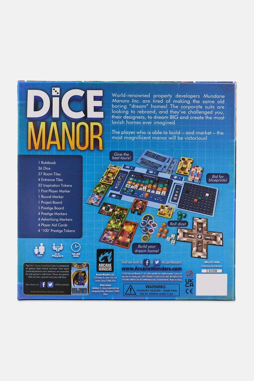 Dice Manor Board Game