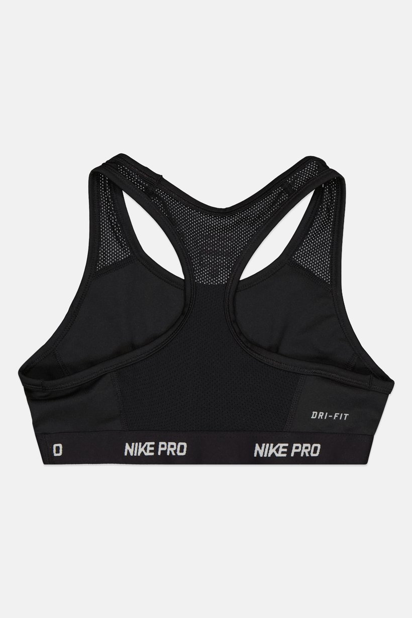 Kids Girl Sportswear Fit Non Padded Training Sports Bra, Black