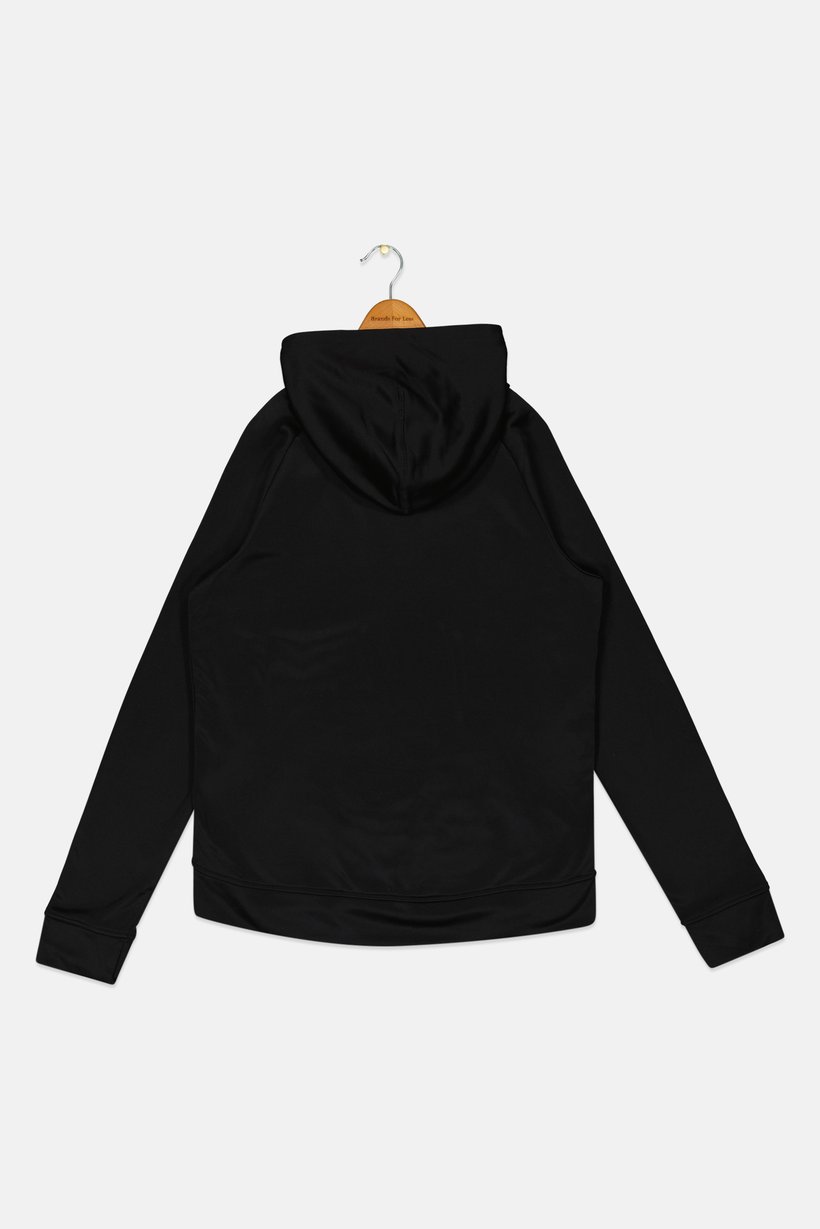 Kids Boy Therma Fit Long Sleeve Training Hoodie, Black