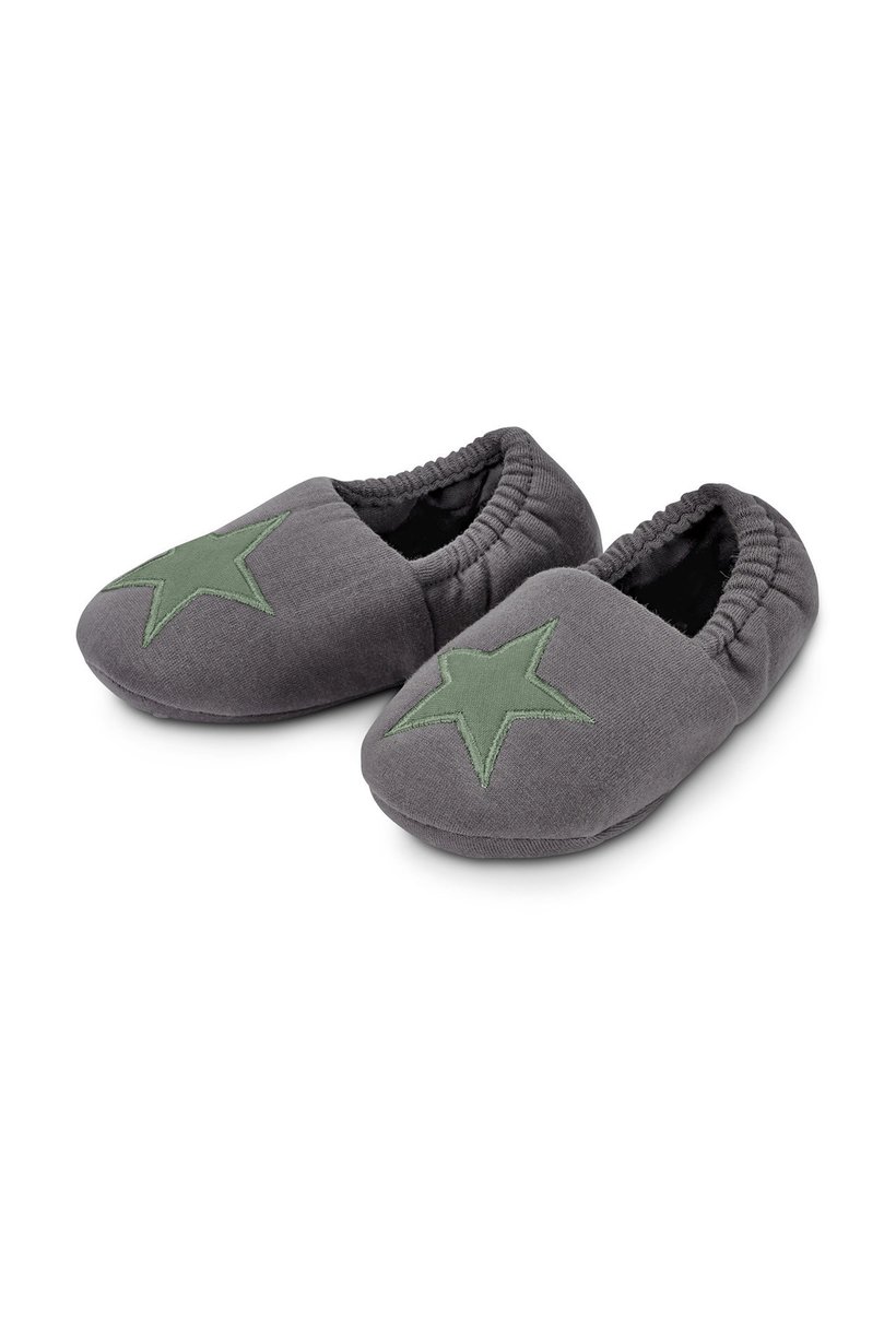 Toddlers Boy 2 Packs Plain And Embroidered Shoes, Grey