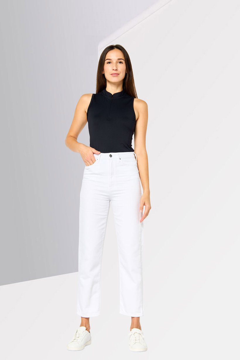 Women Regular Fit Graphic Print Stretchable Jeans, White